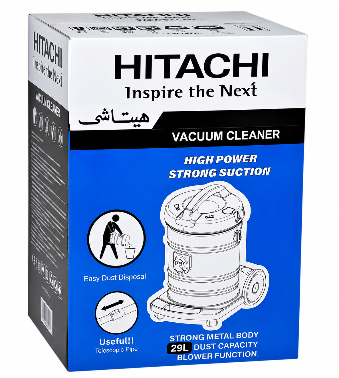 Original Hitachi 29L 2000W Vacuum Cleaner – Heavy Duty
